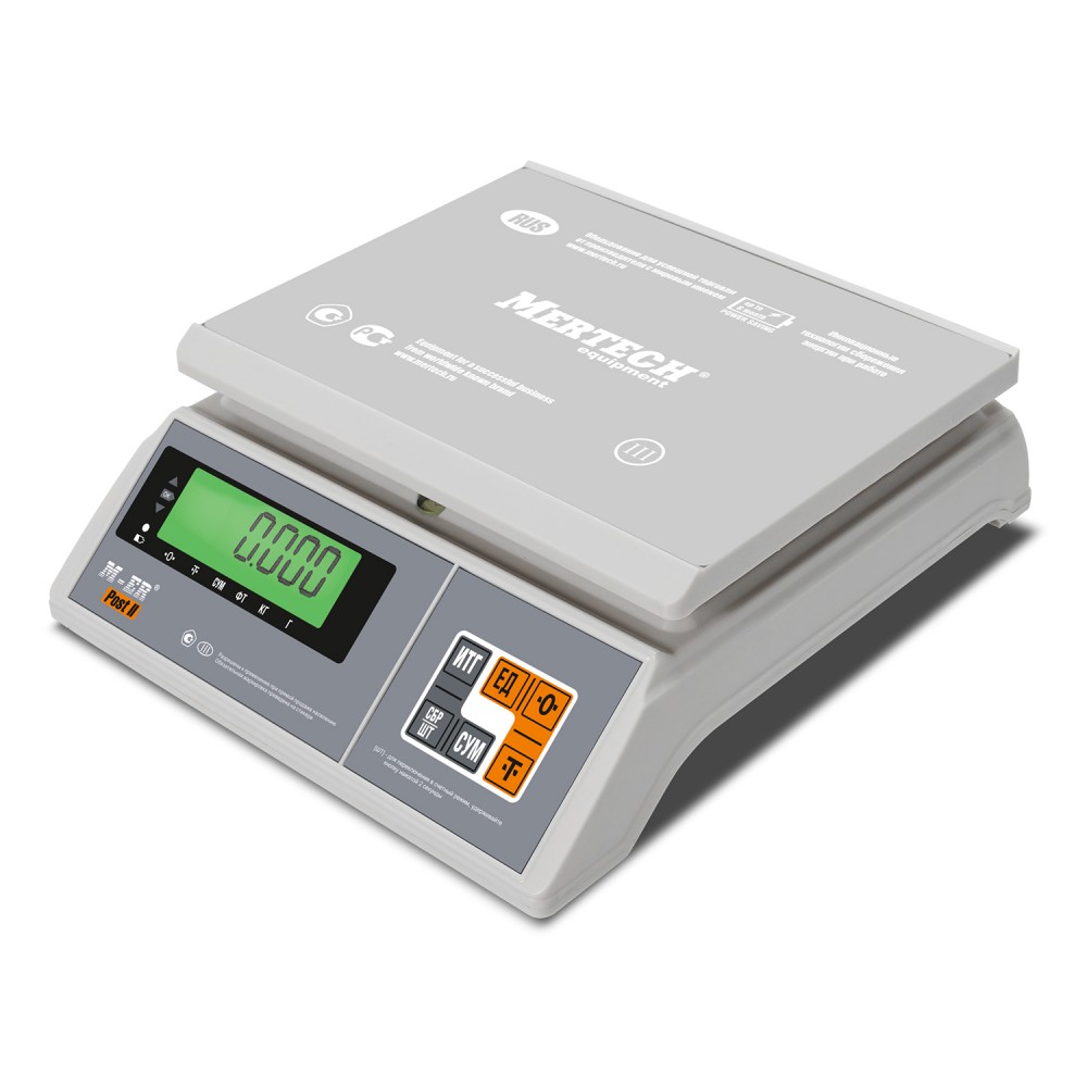 Фасовочные настольные весы M-ER 326 AFU-6.01 "Post II" LCD USB-COM