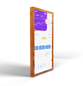 Интерактивные панели NEO с фасадным стеклом Minimal 32